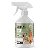 AniForte Milbenspray Hühner & Geflügel 500ml - gegen Milben & Parasiten, Milben Stop, Milbenmittel als Umgebungsspray & Kontaktspray, zur Vorbeugung & bei akutem Befall